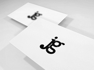 JG Logo Three clean letters logo simple