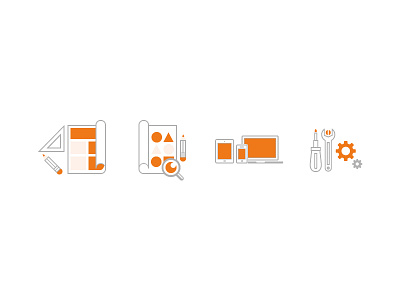 Icons icons orange pixel art