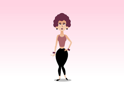 Sassy Cartoon Woman cartoon fun illustration sassy woman