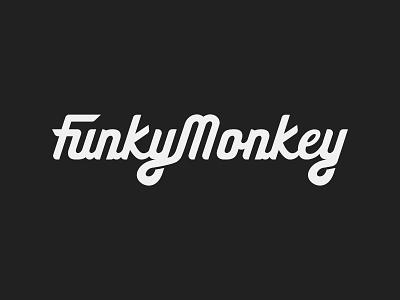 Funky Monkey club funky logo monkey