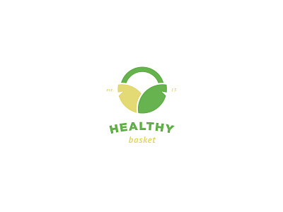 Logo Concept 01 basket healthy logo