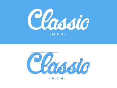 Classic Man Logotype classic handlettering lettering man practice