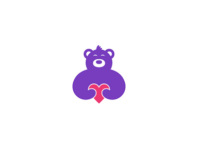 Bear With Heart Mark