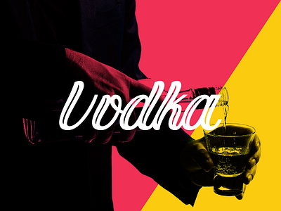 Vodka Lettering