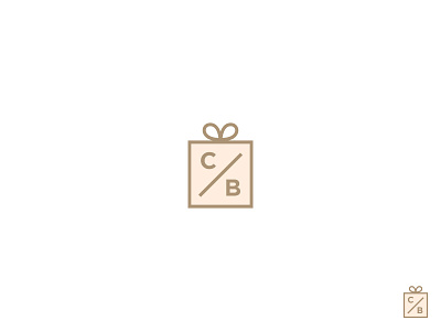 Gift Box Logo box gift logo mark minimal simple