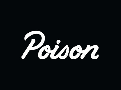 Poison Grunge black white handlettering lettering poison type typography
