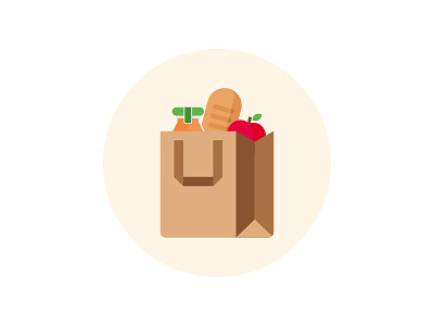 Retailers Icon groceries grocery bag icons retailers shopping