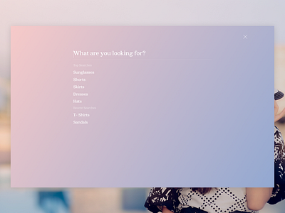 NFF Search fashion nff search ui ux web layout