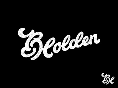 B. Holden V2 handlettering lettering logo typography