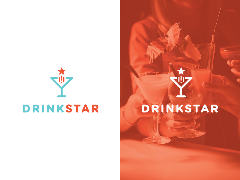 Drink Star Logo by Javon Greaves on Dribbble