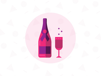 Moet Champagne Icon
