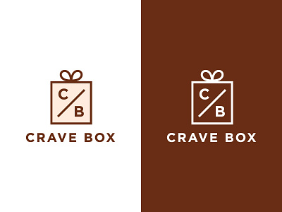Crave Box Logo box service logo