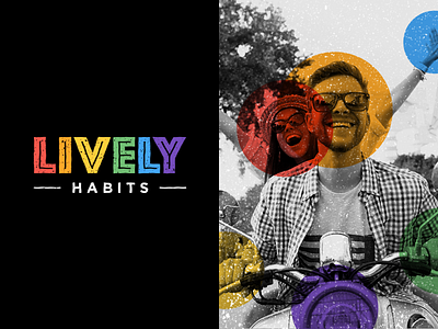 Lively Habits Concept 3 brand identity branding logo mood board