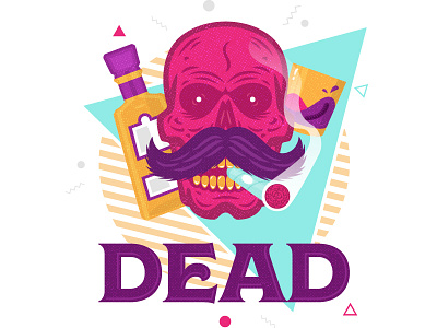 Dead Sticker Pack alcohol dead drinks skull stickerpack swizl swizllife tequilla