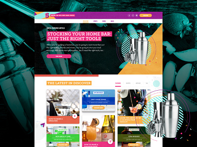 Swizl Web Design alcohol drinks swizl swizllife texture ui ux web design