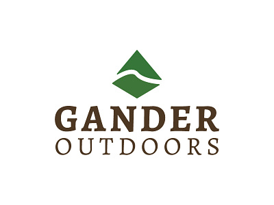 Gander Outdoors Redesign Concept brand branding brown design green lifestyle logo logo design outdoors redesign retail store