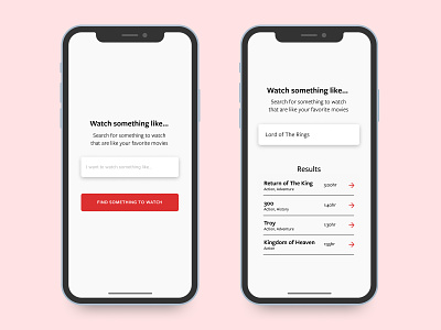 Daily UI #022 (Search) app clean dailui daily 100 design freight sans freight serif minimal red simple ui ui design white