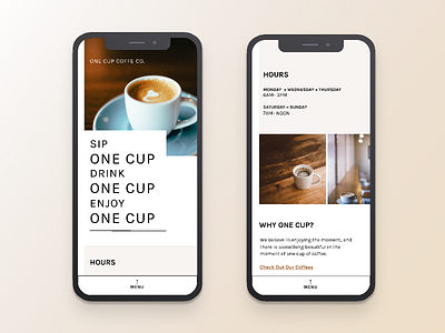 One Cup | Morning UI