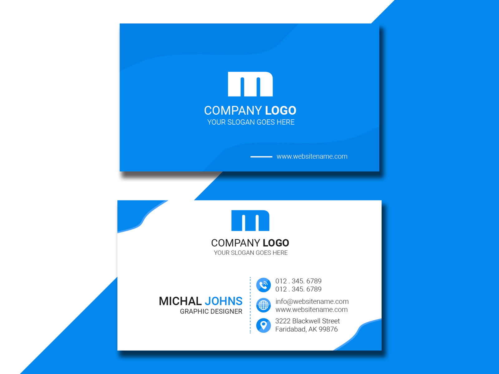 Business Card by Silvi Jannat on Dribbble