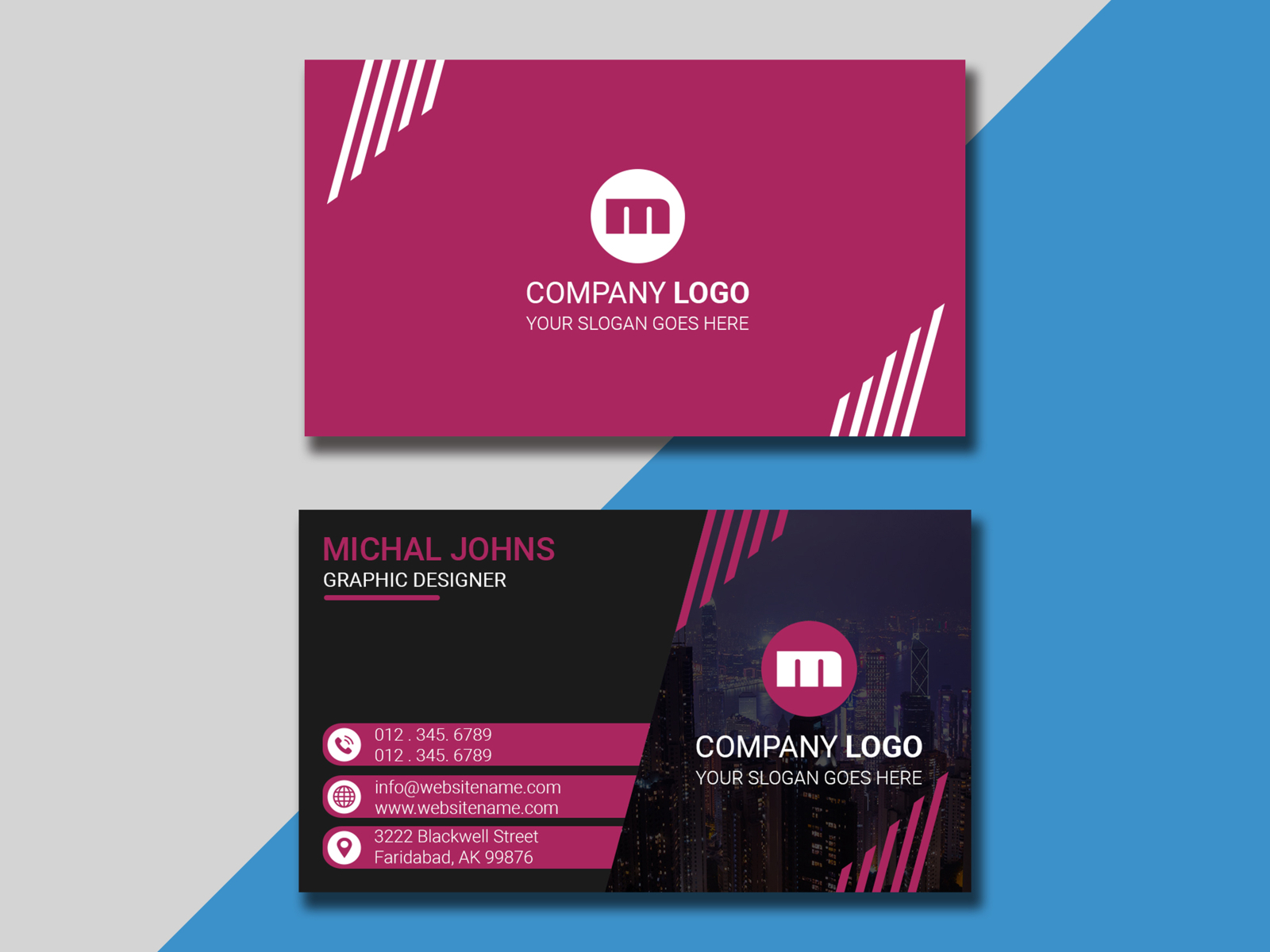 Business Card by Silvi Jannat on Dribbble