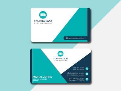 Business Card brochure businesscard card card design corporate corporate card creative flat flyer free id card identity logo marketing name card new portrait post social trendy