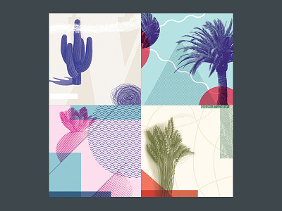 Plant Scribbles 100dayproject color form layout weird