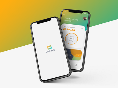 LifeJar Banking App banking bankingapp design mobile app mobile ui ui