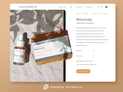 Apollo Apothecary ecommerce figma photoshop ui uxui