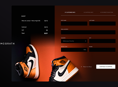 Nike Checkout checkout dailyui figma nike nike air photoshop