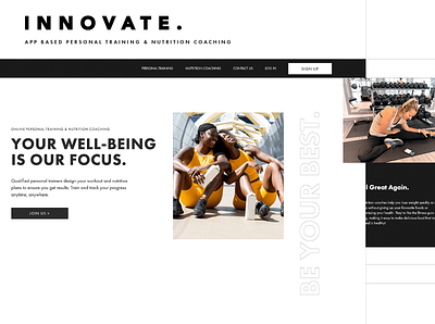 Innovate figma ui webflow website websitedesign