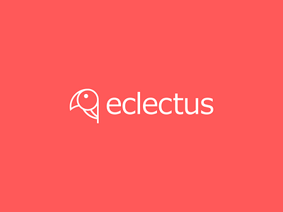 Eclectus logo design bird logo graphic design logo parret vector