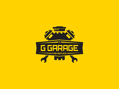 Car service logo car service engine garage graphic design logo motor vector