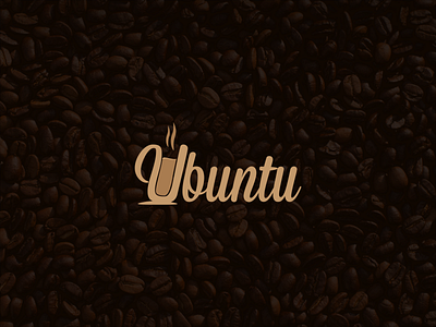 Ready-made logo design - Ubuntu coffee branding coffee design graphic design logo vector
