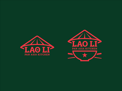 Lao li ready-made logo design branding design food graphic design logo restaurant takeaway vector vietnamese