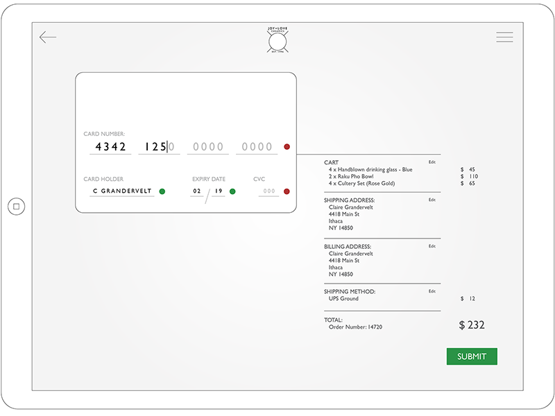 Daily UI #002 - Credit Card Form