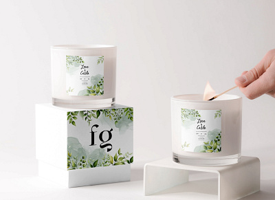 Candle label design 3d cabdle sticker can design cbd oil label design graphic design jar label label logo luxury logo motion graphics prayer label product label suppliment label