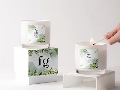 Candle label design