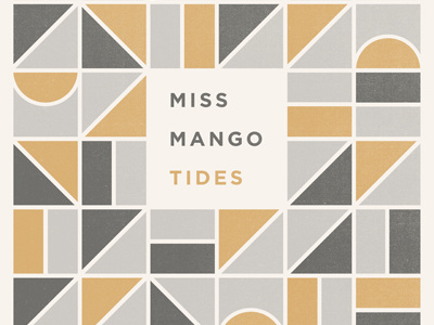 MissMango Tour Poster circle forms geometric minimalism missmango modernism orange retro square triangle vintage