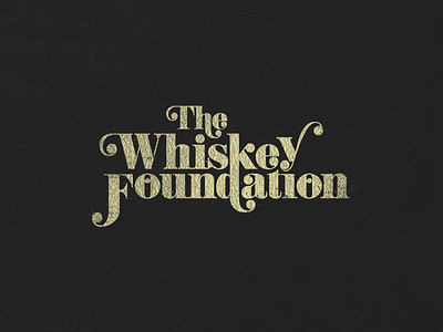The Whiskey Foundation T-Shirt 60s 70s blues design herb lubalin retro typography