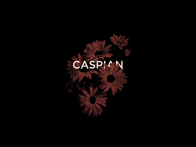 Caspian Shirt Design caspian design flowers illustration merchandise postrock shirt