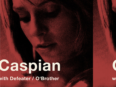 Caspian Defeater Tour Poster caspian defeater gigposter obrother poster tour tourposter