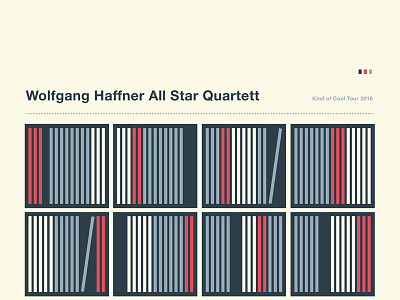 Wolfgang Haffner All Star Quartett Tour Poster abstract gigposter illustration jazz jazzposter poster records recordshelf style swiss tourposter vinyl