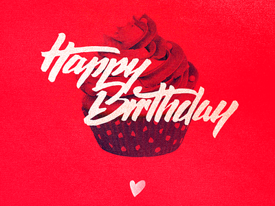 HBD! birthday calligraphy handwriting lettering script sister type typography