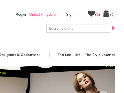 Fashion Boutique Website fashion front end design minimalist navigation simple ui ui design web design website