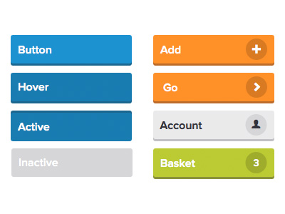 Design Pattern - Buttons by Matt Bailey on Dribbble