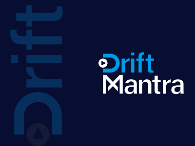 Drift Mantra Logo Design branding design flat illustration logo logo design logodesign logos ui vector