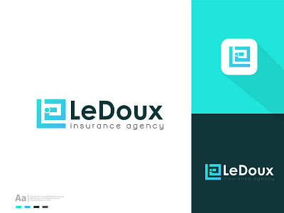 Clean and Modern Style Insurance Company Logo branding design illustration logo logo design logodesign logos vector