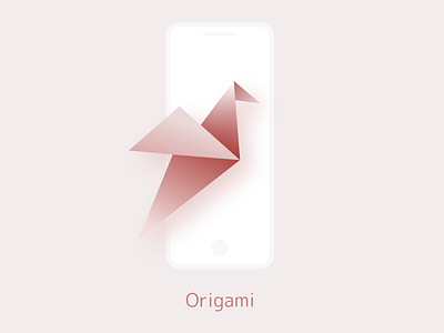 Origami Redesign branding design illustration minimal