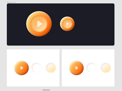 2-d button 3d animation branding design figma graphic design logo motion graphics ui uiux web webdesign