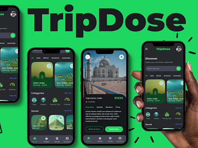 TripDose App design